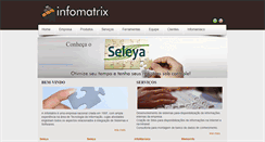 Desktop Screenshot of infomatrix.com.br